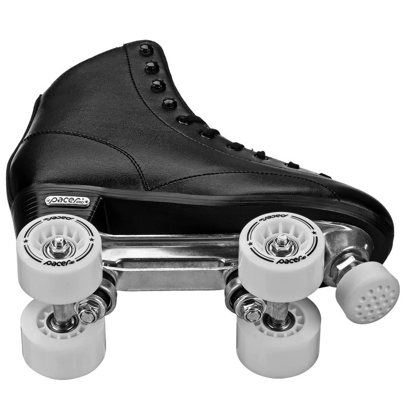 Pacer Stratos Traditional Quad Roller Skates, Black sz 10 - Image 3